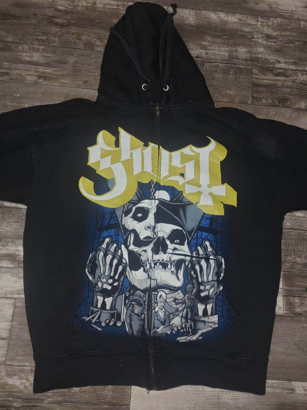 Ghost Split Papa Emeritus Hoodie